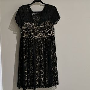NWT Black Lace Cocktail Dress